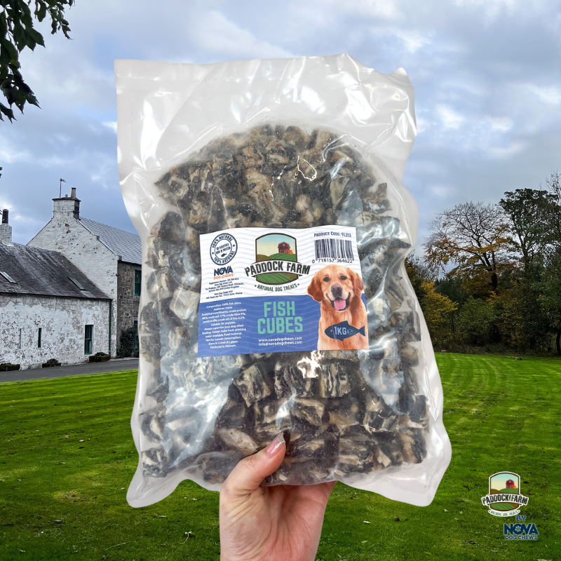Paddock Farm | Fish Skin Cubes 1kg