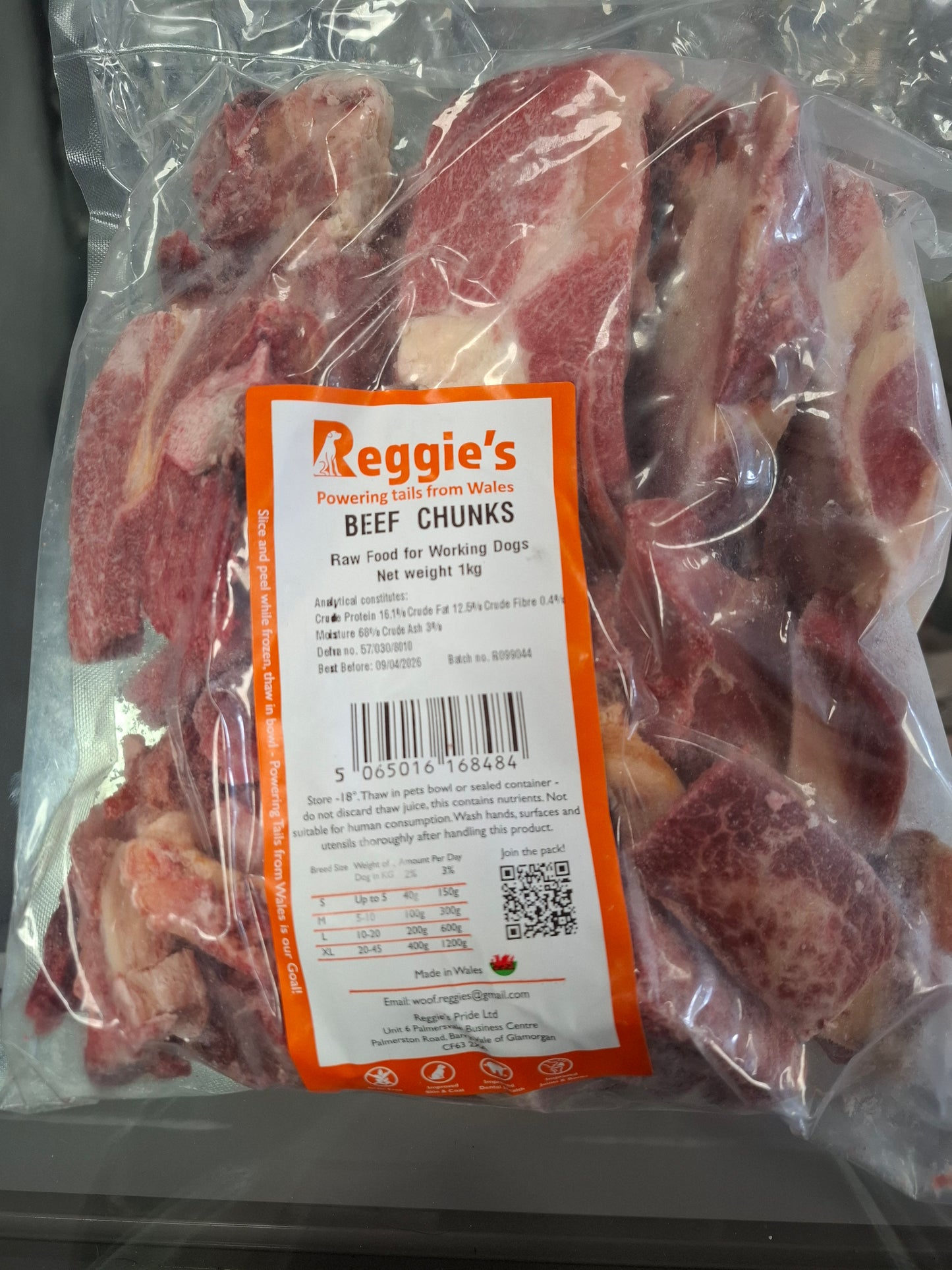 Reggie's Diced Beef 1kg