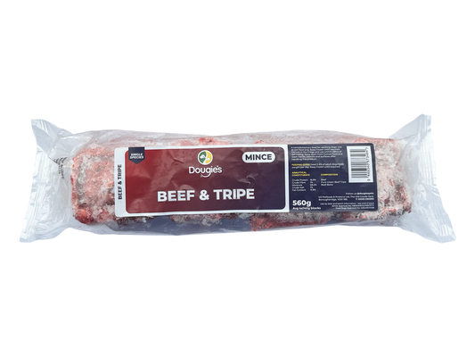 Dougie's | Beef & Tripe Mince  (4x140g)