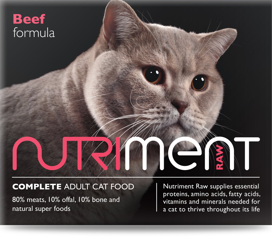 Nutriment Adult Cat Food Beef 500g