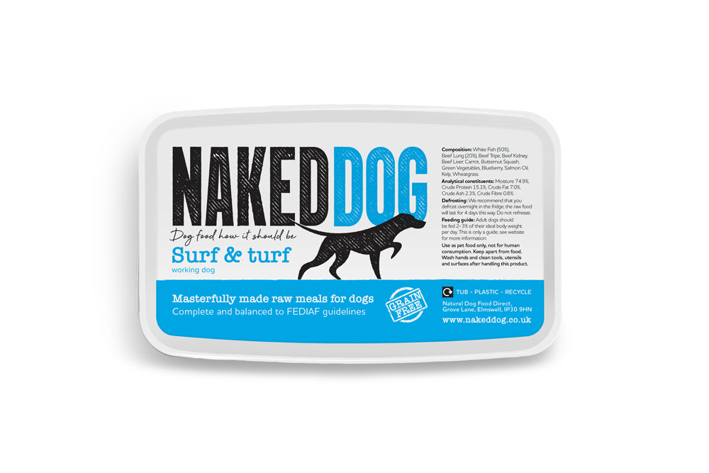 Naked Dog | Original 85:15 Surf & Turf 2x500g