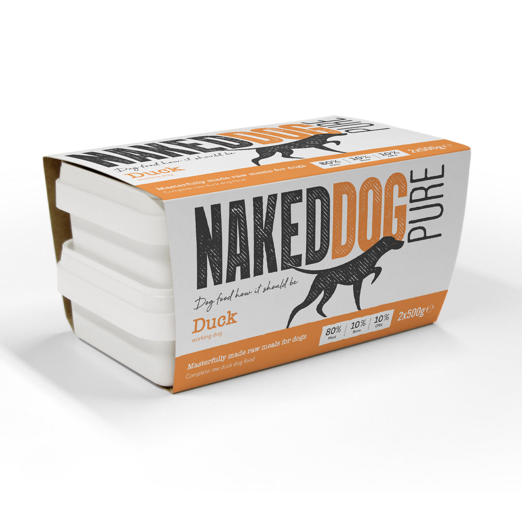 Naked Dog PURE Duck 2x500g