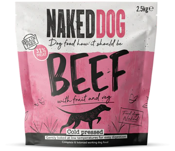 Naked Dog Premium Cold Pressed Beef 2.5KG