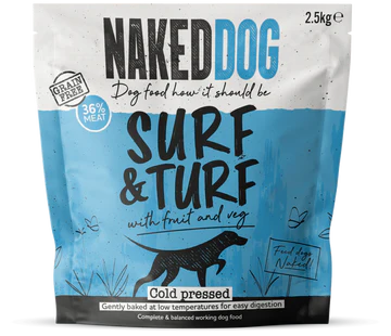 Naked Dog Premium Cold Pressed Surf N Turf 2.5kg