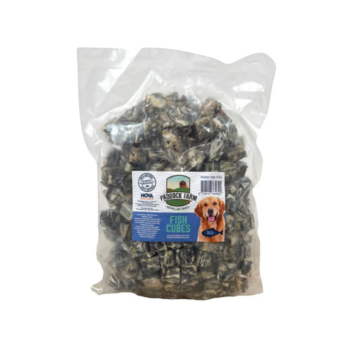 Paddock Farm | Fish Skin Cubes 1kg