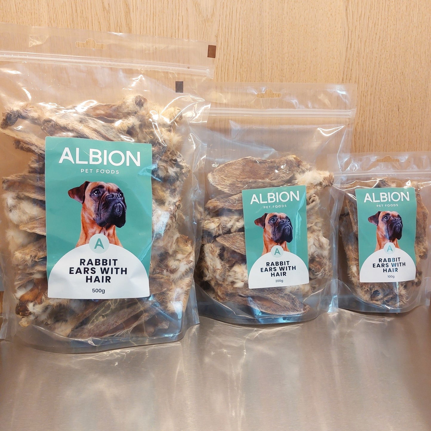 Albion | Rabbit Ears with Hair - 200g