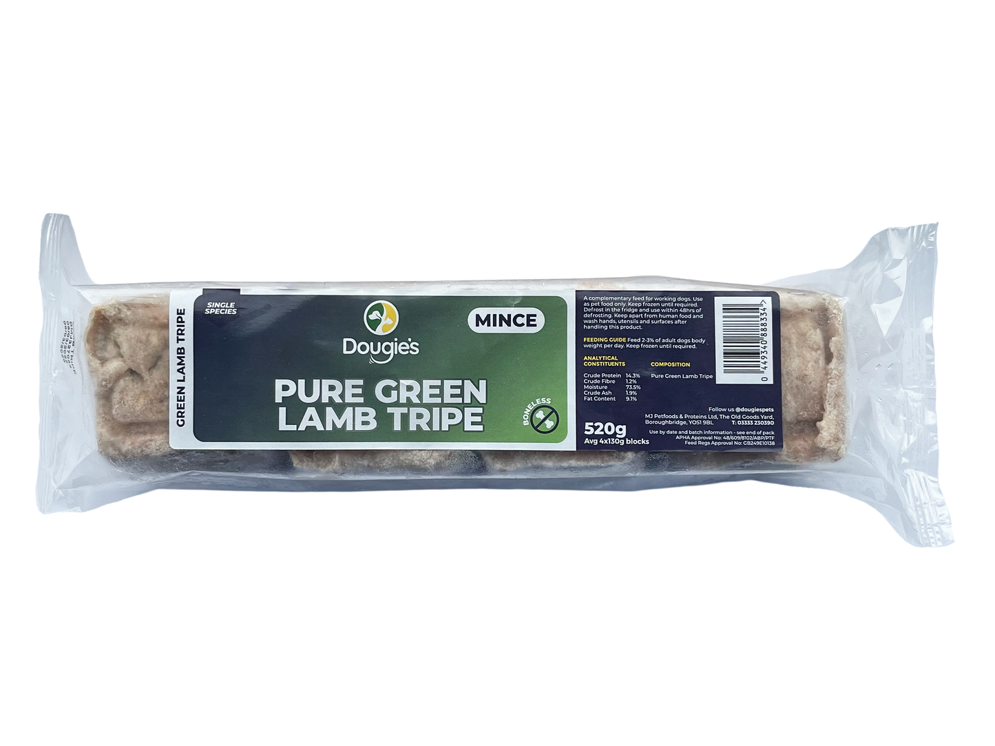 Dougie's | Green Lamb Tripe (Boneless)