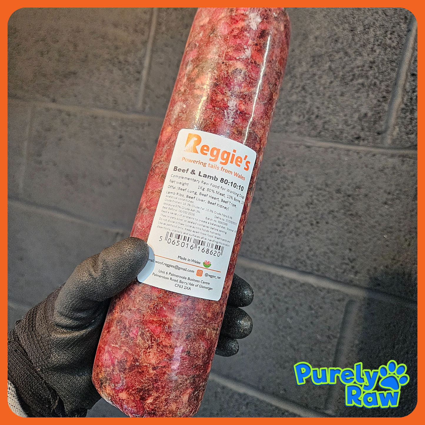 Reggie's | Beef & Lamb 80:10:10 1kg