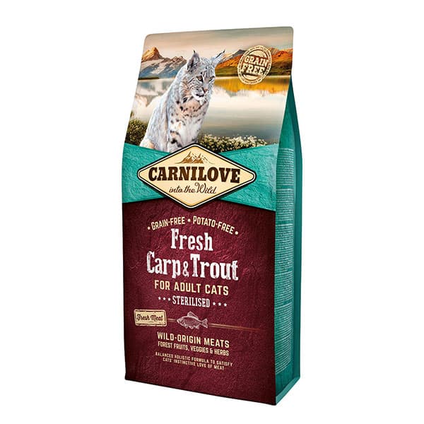 Carnilove Cat | Dry Food Fresh Carp & Trout 80/20