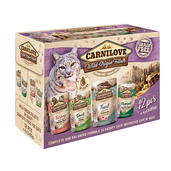Carnilove Cat | Wet Food Pouch Multipack (12 x 85g)