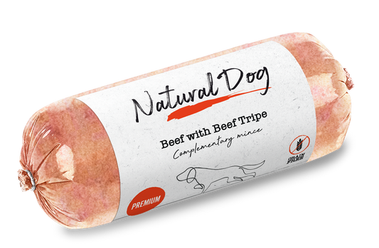 Natural Dog Premium Beef with Beef Tripe 500g