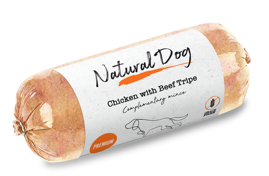 Natural Dog Premium Chicken with Beef Tripe 500g