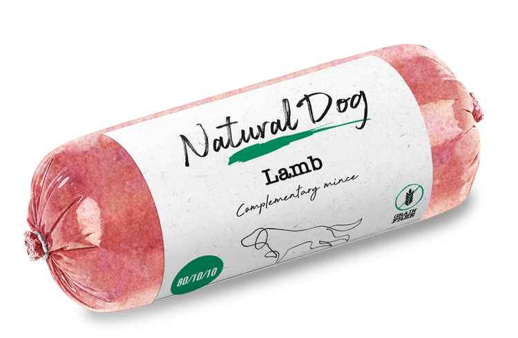 Natural Dog Lamb 80/10/10 500g