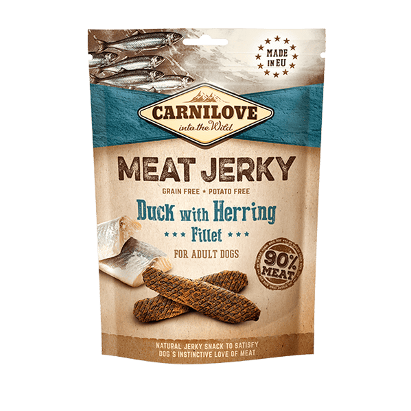Carnilove | Meat Jerky | Duck with Herring Fillet 100g