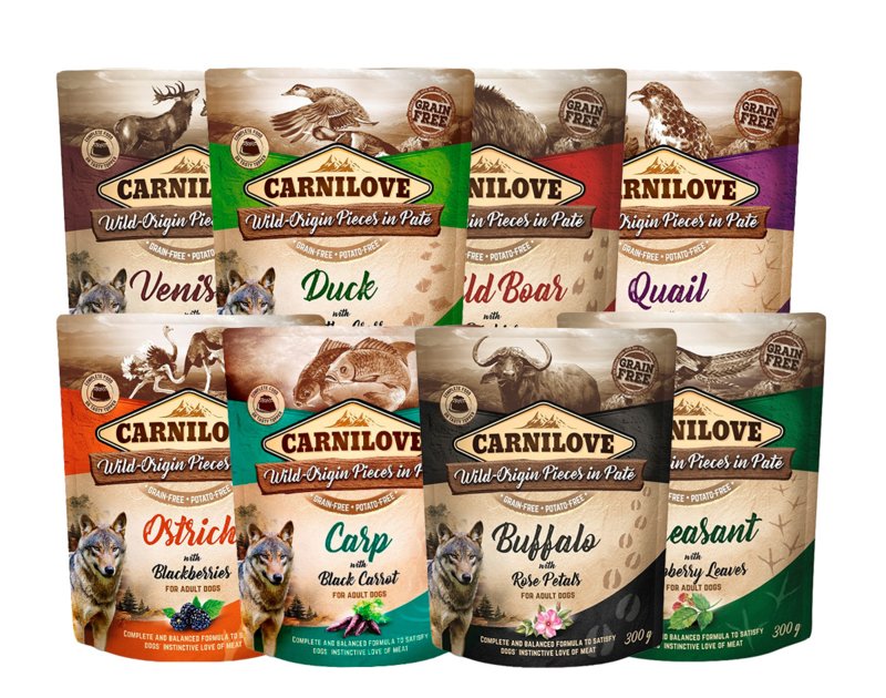 Carnilove Dog | Wet Food Pouch Carp With Black Carrot 300g