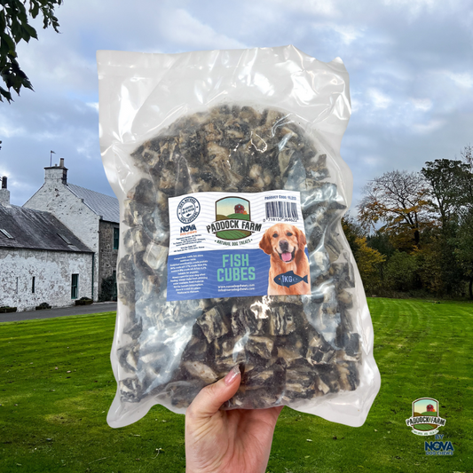 Paddock Farm | Fish Skin Cubes 1kg