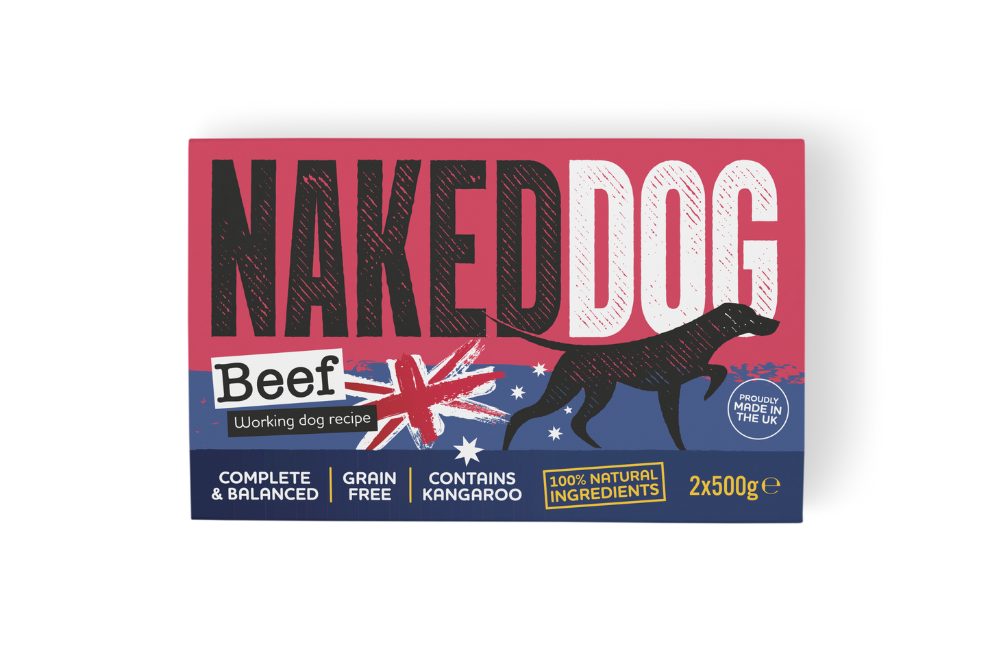 NAKEDDOG | Kangaroo with Beef 2x500g