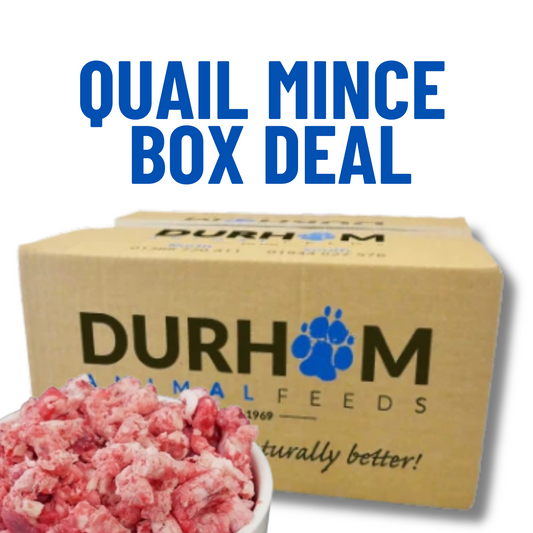 Durham | Quail Mince | Whole Box 14 x 454g