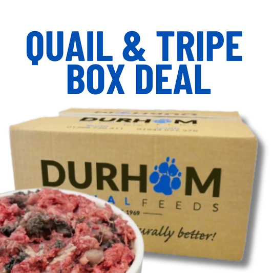Durham | Quail & Tripe Mince | Whole Box 14 x 454g