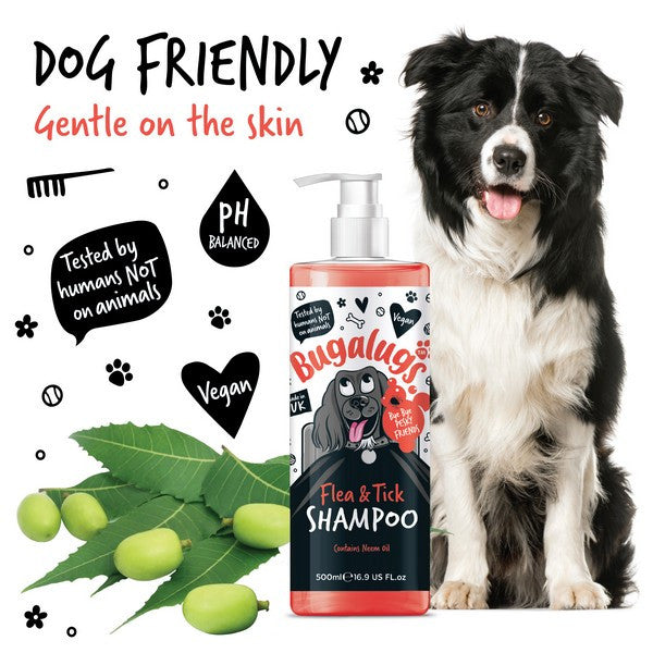 Bugalugs Flea & Tick Shampoo 500ml