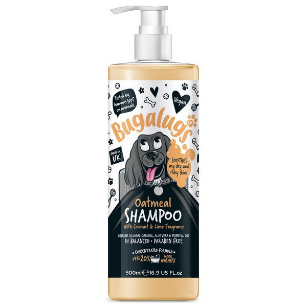 Bugalugs Oatmeal & Aloe Vera Shampoo 500ml