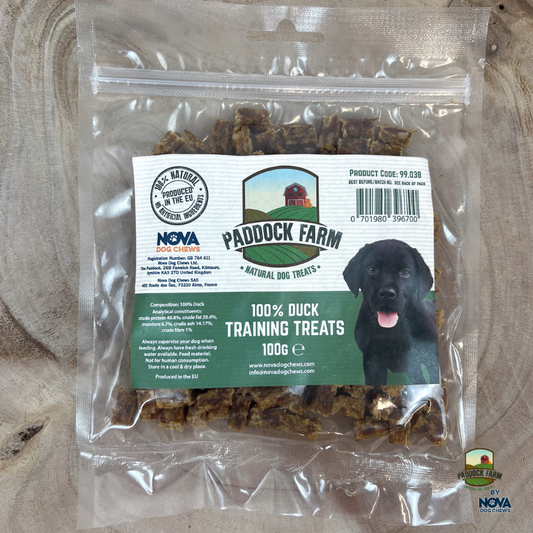 Paddock Farm | 100% Duck Training Treats 100g