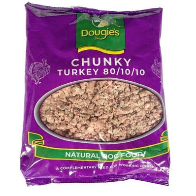 Dougie's Chunky Free Flow Turkey 80/10/10 1kg