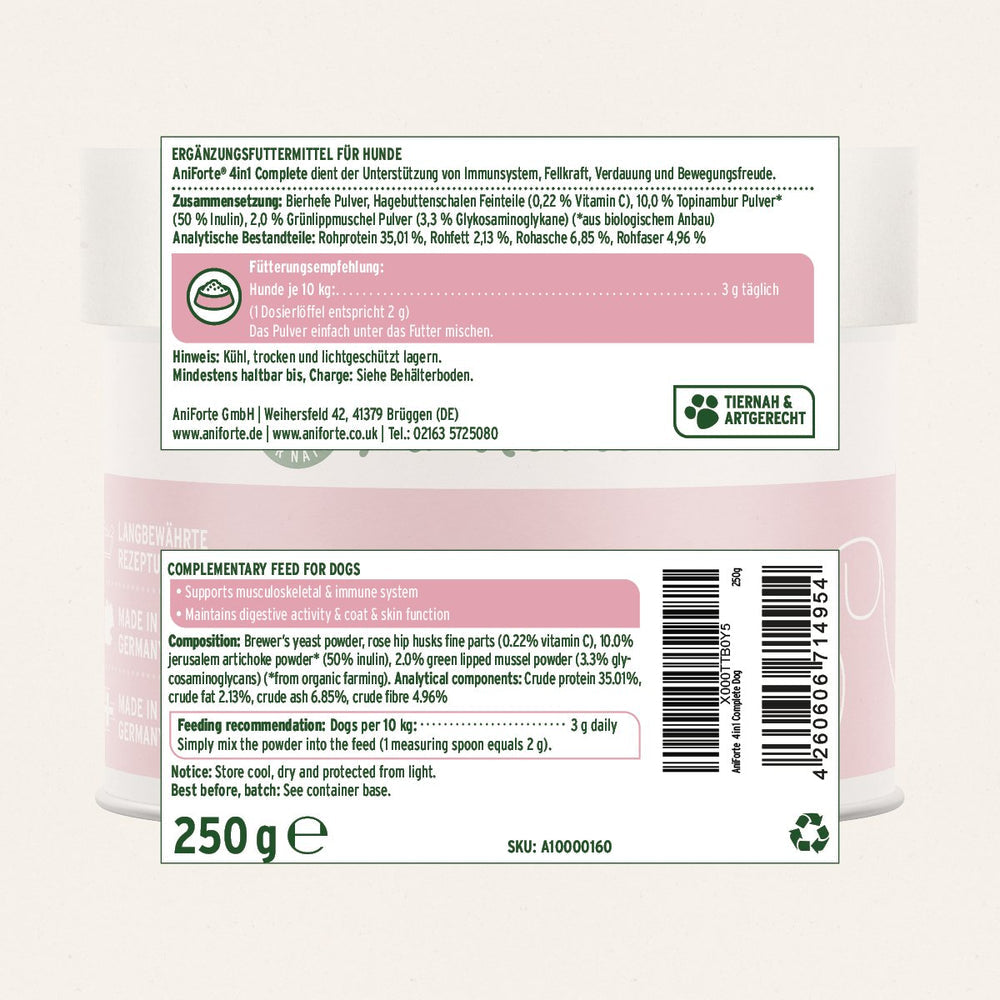 Aniforte | 4in1 Complete for dogs - Advanced Health Supplement 250g