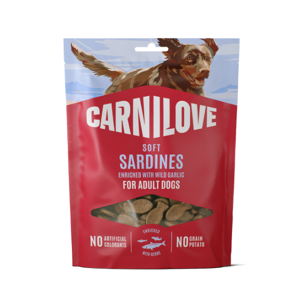 Carnilove | Sardine enriched with Wild Garlic soft treats for dogs
