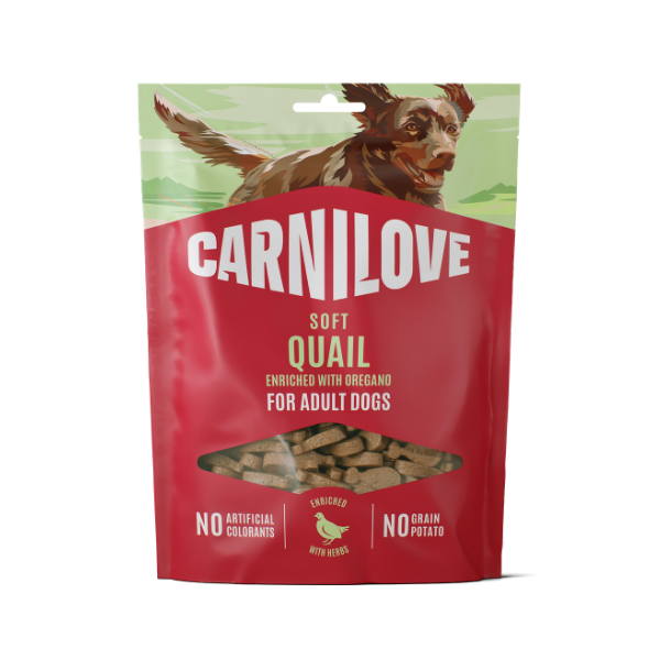 Carnilove | Quail Enriched With Oregano soft treats for dogs