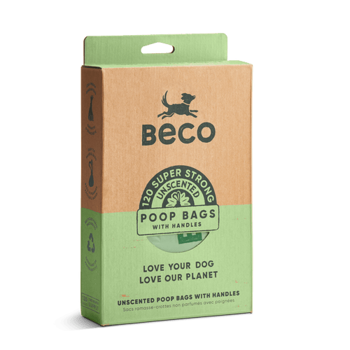 Beco Unscented Poo Bag Tie Handles (120)
