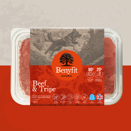 Benyfit Natural Beef & Tripe Complete 1kg