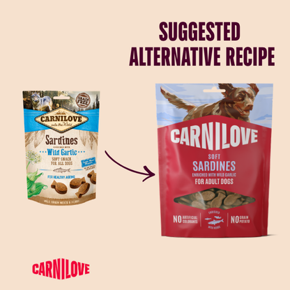 Carnilove | Sardine enriched with Wild Garlic soft treats for dogs