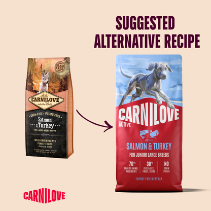 Carnilove | Active Dog Salmon & Turkey Junior Large Breed