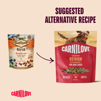 Carnilove | Crunchy Ostrich with Blackberries