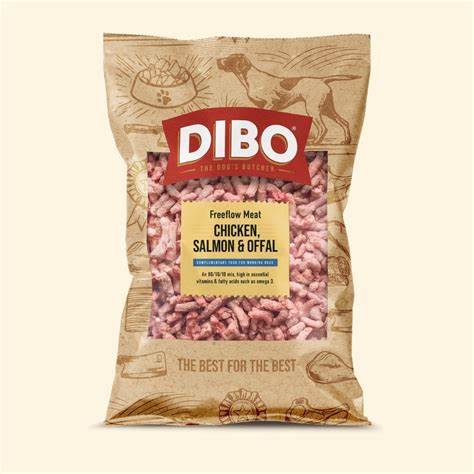 DIBO | Complete Chicken Salmon & Pork Offal 1kg
