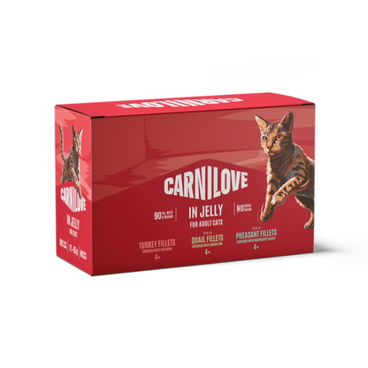 Carnilove | Jelly Pouch for Cats Multipack (12 x 85g)
