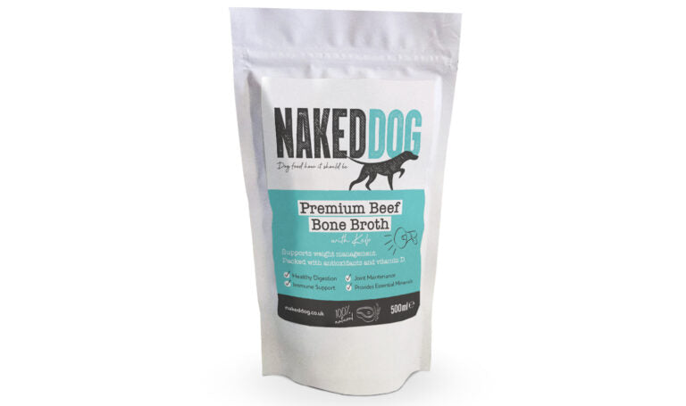 Naked Dog Premium Beef Bone Broth with Kelp
