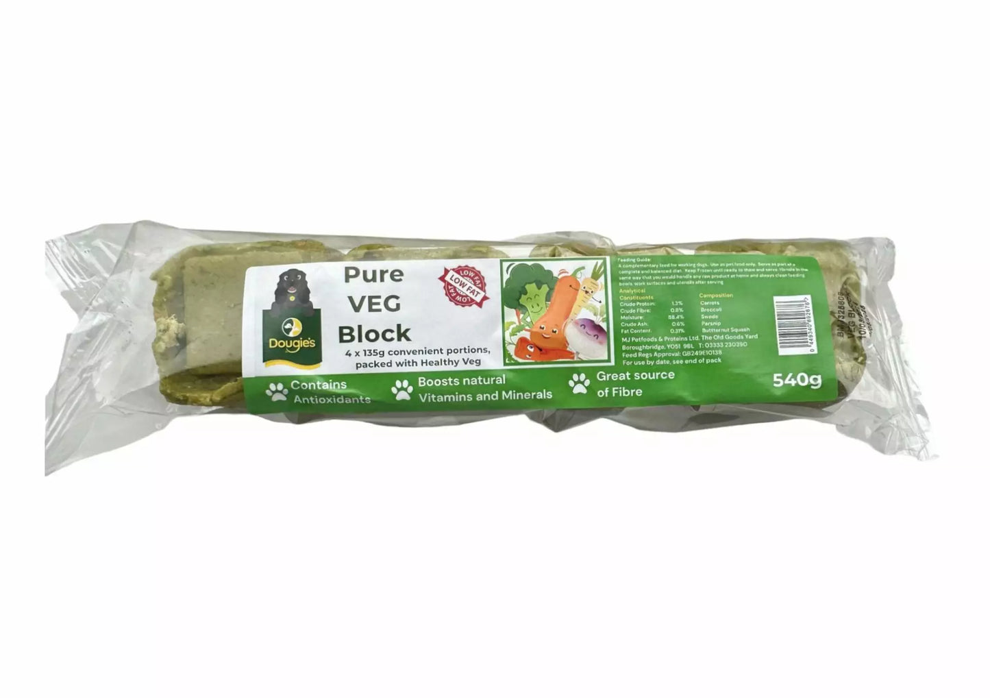 Dougie's Pure Veg (Boneless) (4x135g)