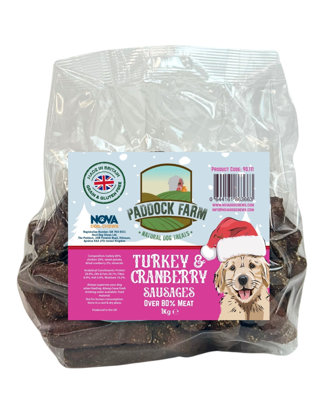 Paddock Farm | Three Bird Roast Sausages 1kg