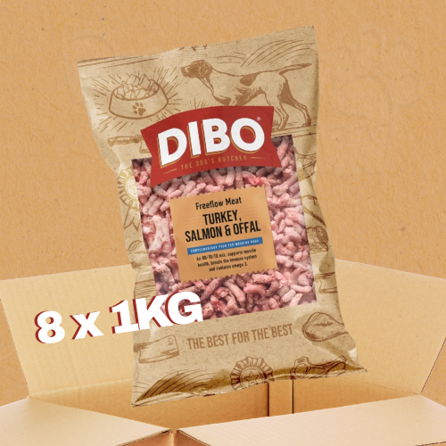 DIBO | Box Deal Turkey Salmon & Offal 8 x 1kg