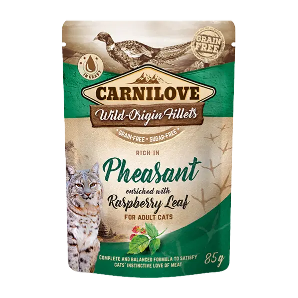 Carnilove | Pheasant & Raspberry Cat Pouch 85g