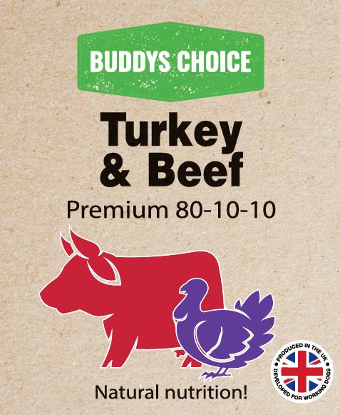 Buddys Choice | Purely Turkey & Beef  Premium 80.10.10 454g