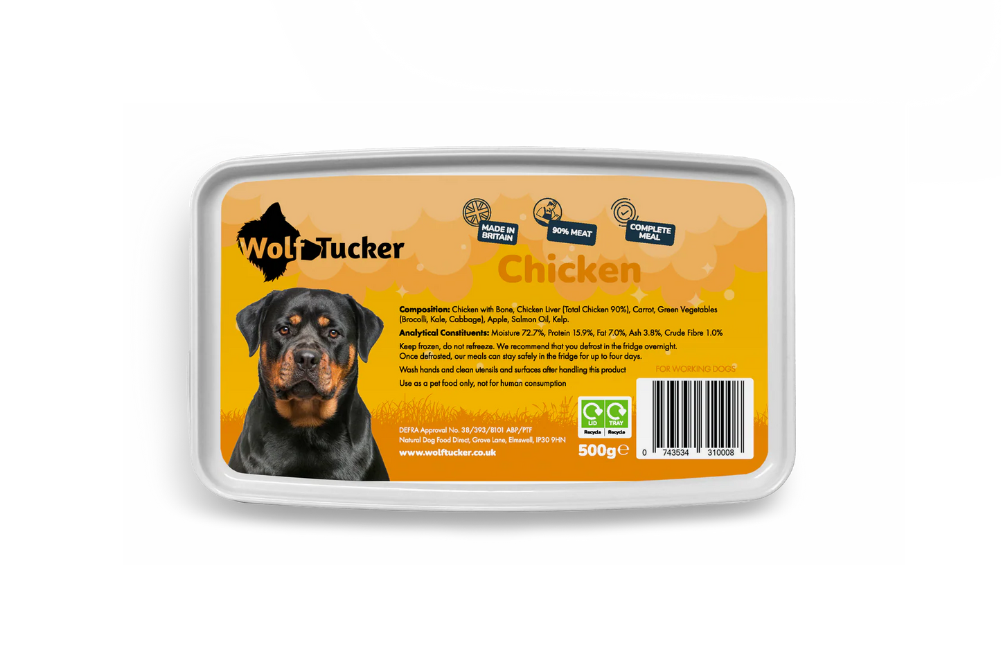 Wolf Tucker | Chicken Meal 500g