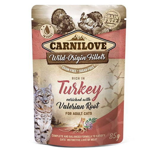 Carnilove Cat Pouch | Turkey & Valerian 85g