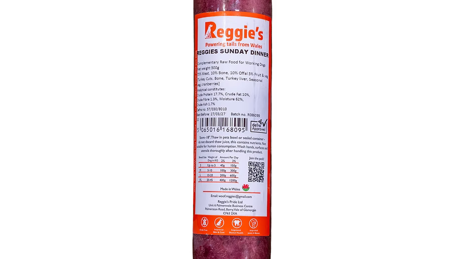 Reggie's | Sunday Dinner 80:10:10 500g