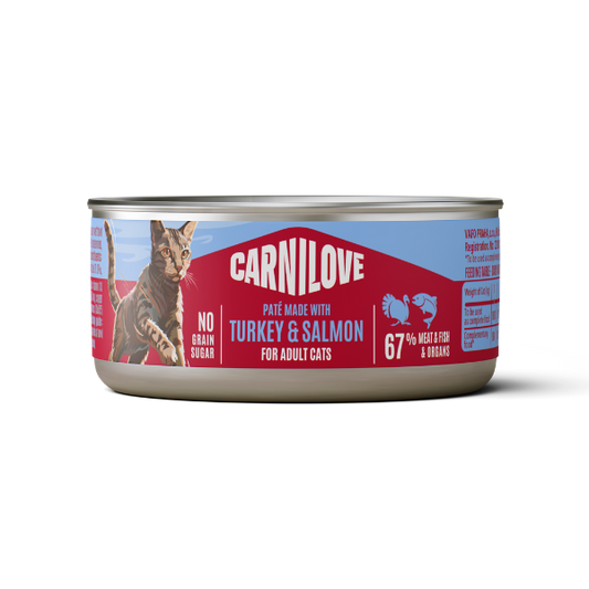 Carnilove | Turkey & Salmon Pate for Cats 100g