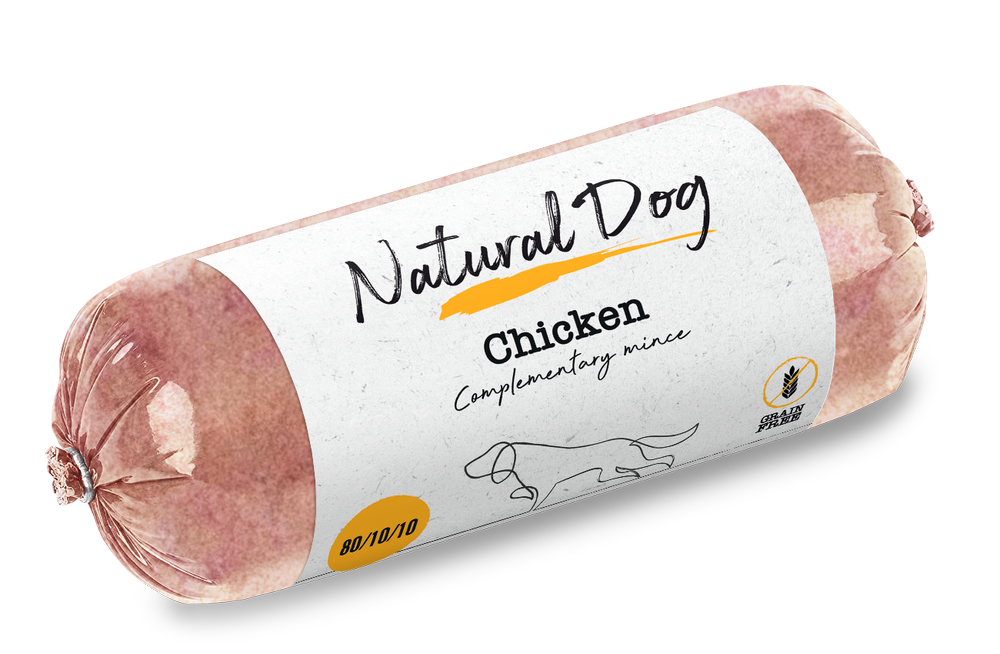 Natural Dog Chicken 80/10/10 500g