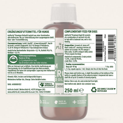 Aniforte | Premium Feed Oil for Dogs 500ml