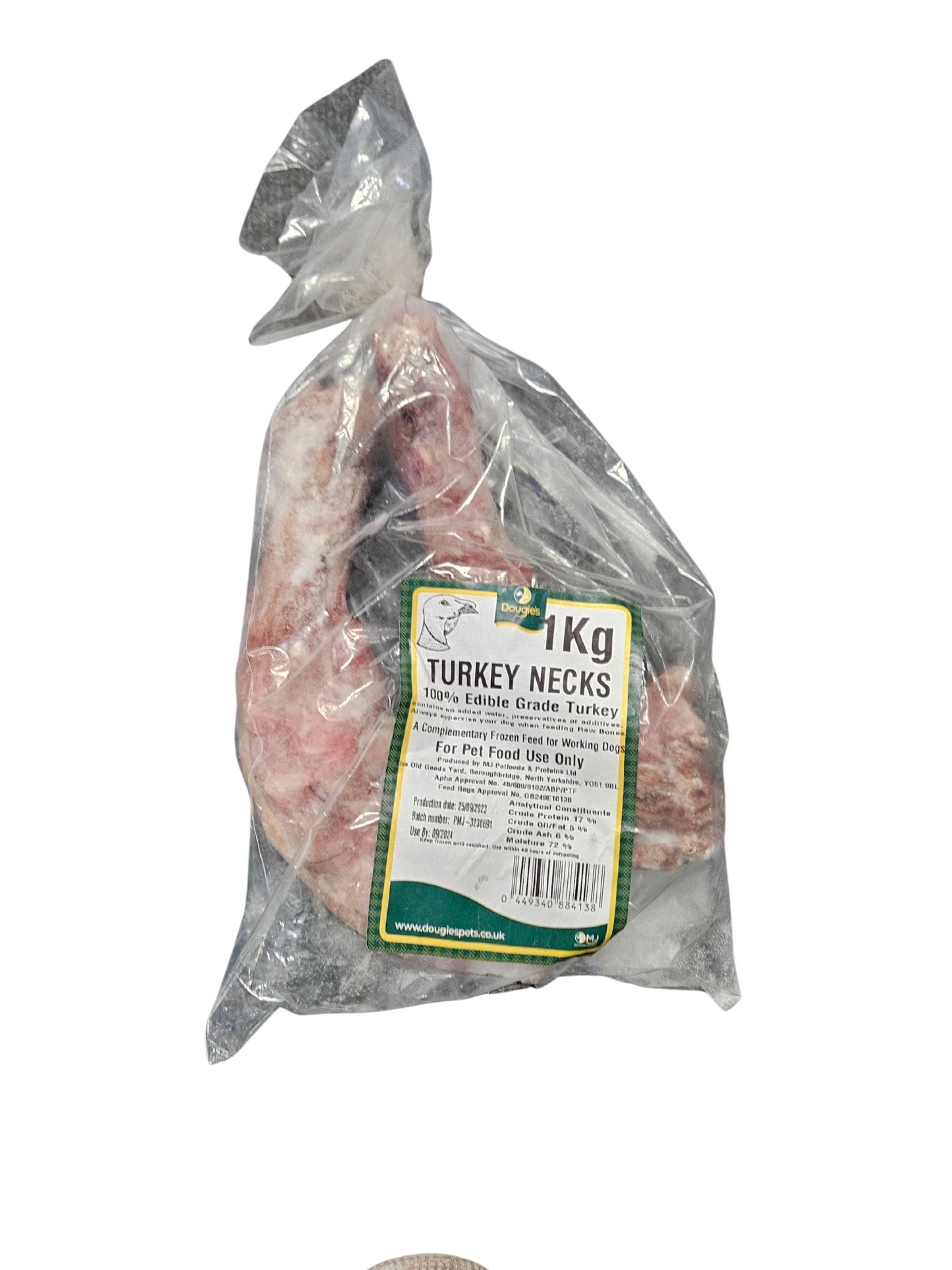 Dougie's Turkey Necks 1kg